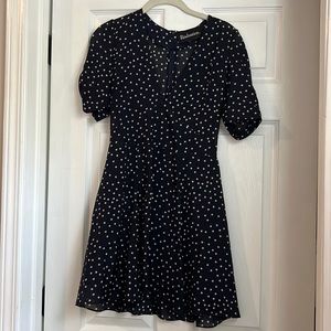 Realisation Par dark navy dress with white star print - never worn - size small